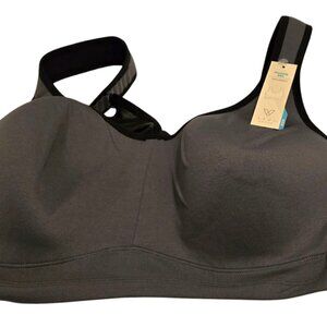 Lane Bryant Livi Active Wicking Bra High Impact Bra Turbulence 42DD Cacique